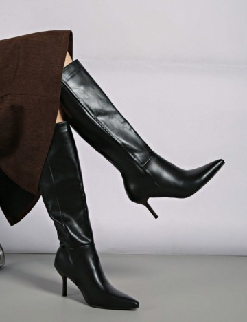 Cizme cu toc Shein, negru