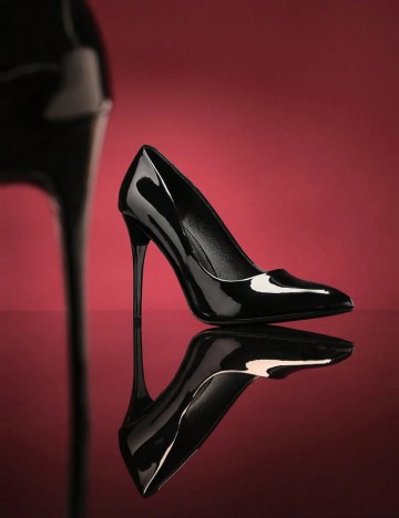 Pantofi cu toc Shein, negru