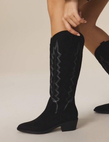 Cizme cu toc Shein, negru