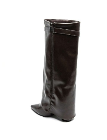 Cizme cu toc Shein, maro