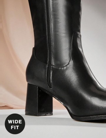 Cizme cu toc Shein, negru