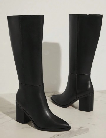 Cizme cu toc Shein, negru