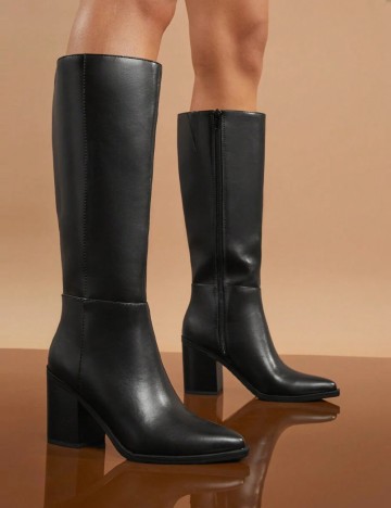 Cizme cu toc Shein, negru