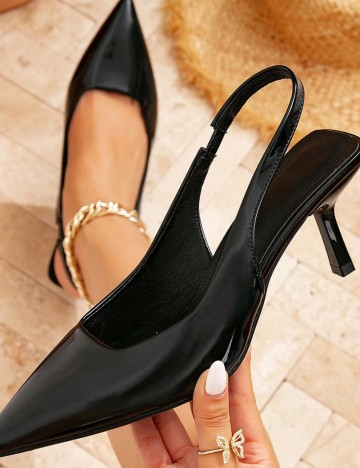 Pantofi cu toc Shein, negru