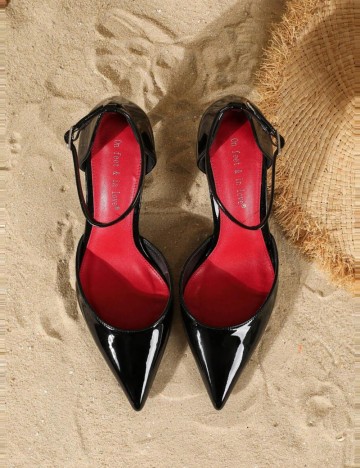 Pantofi cu toc Shein, negru
