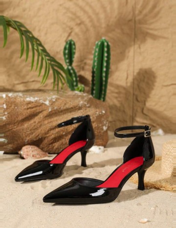 Pantofi cu toc Shein, negru
