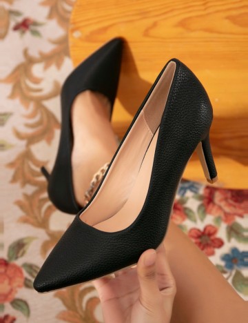 Pantofi cu toc Shein, negru