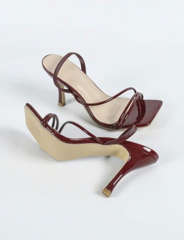 Sandale Cu Toc Shein, vișiniu