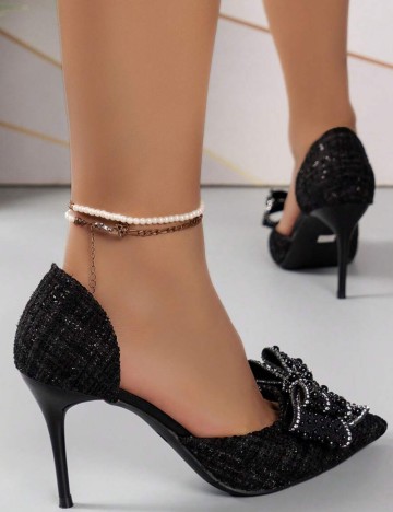 Pantofi cu toc Shein, negru