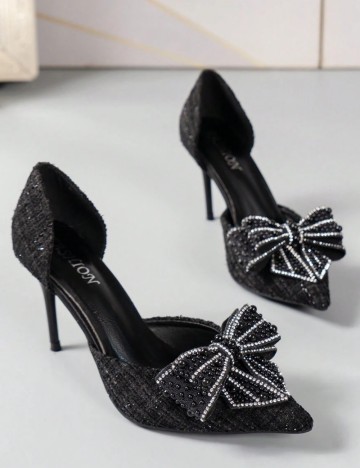 Pantofi cu toc Shein, negru
