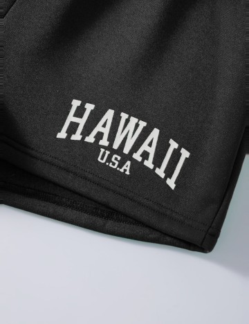 Pantaloni scurți Shein, negru