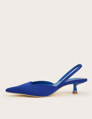 Pantofi cu toc Shein, albastru