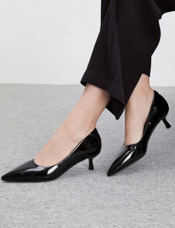 Pantofi cu toc Shein, negru