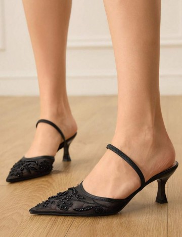 Pantofi cu toc Shein, negru