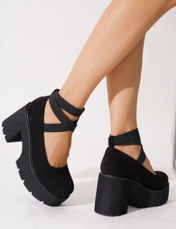 Pantofi Shein, negru