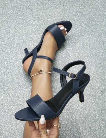 Sandale Cu Toc Shein, albastru