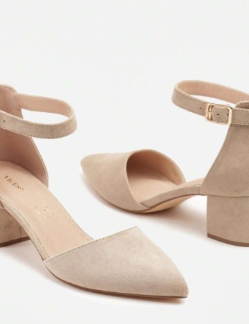 Pantofi cu toc Shein, bej