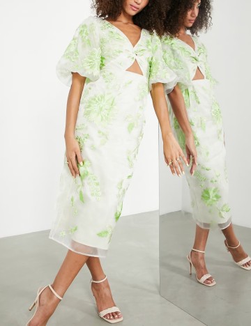 Rochie maxi ASOS, mix culori