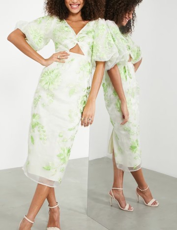 Rochie maxi ASOS, mix culori