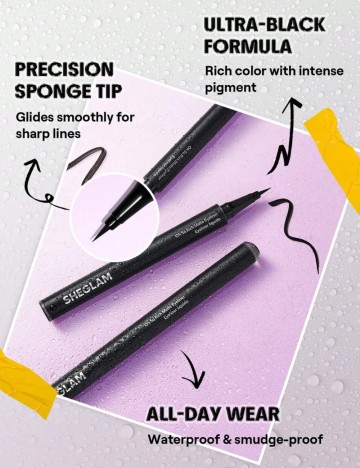Eyeliner SHEGLAM, negru