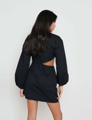 Rochie mini PRETTY LAVISH, negru