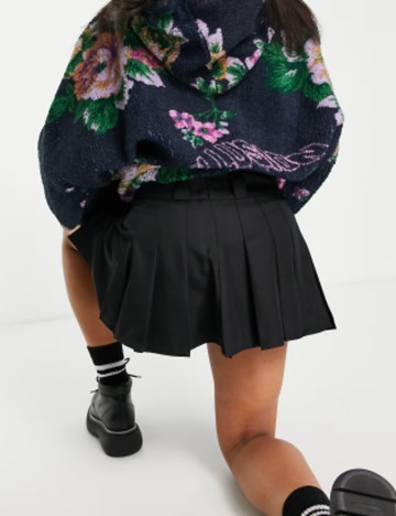 Fustă mini Collusion, negru