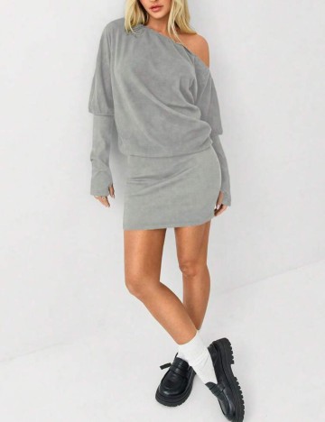 Rochie mini Shein, gri