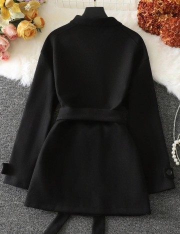 Palton scurt Shein, negru