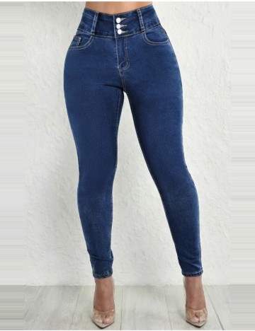 Jeans Shein, albastru