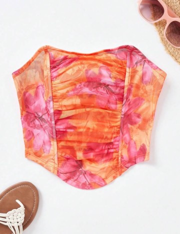 Top Shein, mix culori