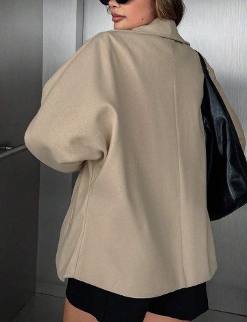 Palton scurt Shein, bej