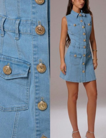 Rochie de blugi Shein, albastru