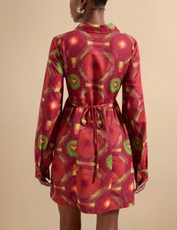 Rochie midi Shein, mix culori