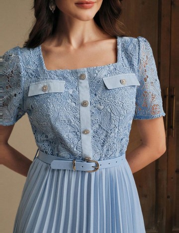 Rochie maxi Shein, albastru