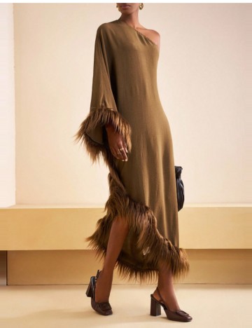 Rochie midi Shein, maro