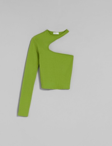 Bluză Bershka, verde