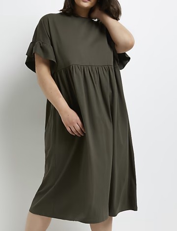 Rochie midi River Island, kaki