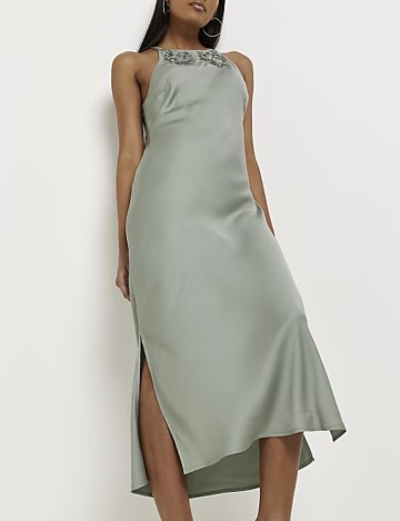 Rochie midi River Island, verde