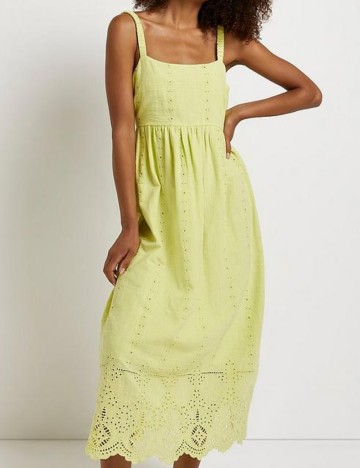 Rochie maxi River Island, verde