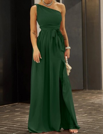 Rochie maxi Shein, verde