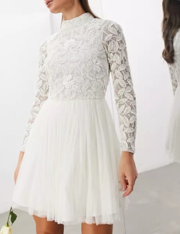 Rochie de ocazie și bridal ASOS, alb