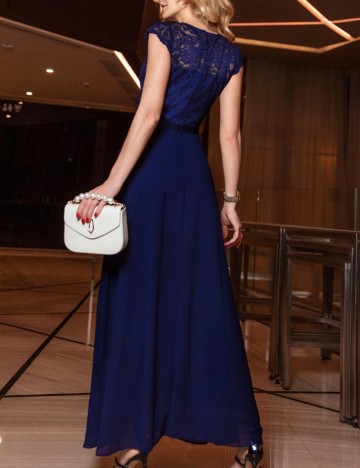 Rochie de ocazie Shein, bleumarin