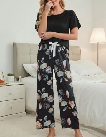 Compleu pijamale Shein, negru