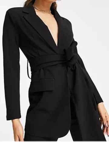 Blazer ASOS, negru