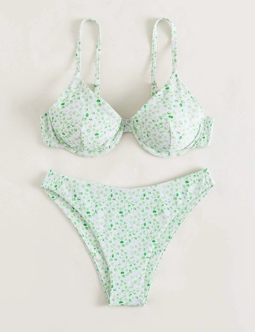 Costum de baie Shein, mix culori