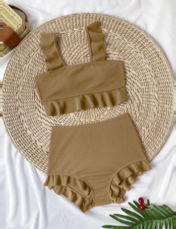 Costum de baie Shein, maro