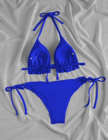 Costum de baie Shein, albastru