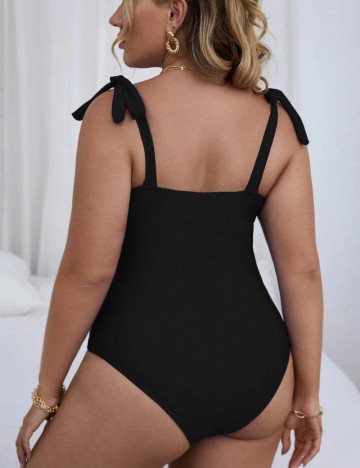 Costum de baie Shein Curve+, negru