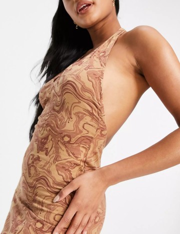 Rochie mini Motel, maro