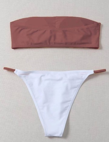 Costum de baie Shein, mix culori